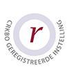 CRKBO geregistreerde instelling logo met witte achtergrond