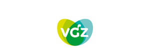 VGZ-logo: een gestileerd logo met de letters 'VGZ' in een moderne en strakke stijl